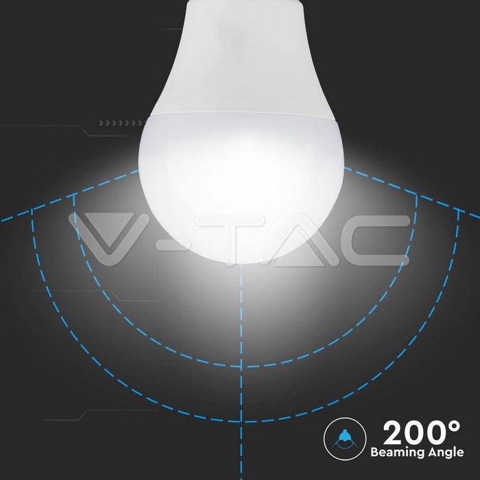 LED Bulb - 9W E27 A60 Thermoplastic 3Step Dimming 4000K 2 PCS/Blister - NEW  