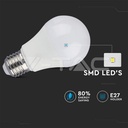 LED Bulb - 9W E27 A60 Thermoplastic 3Step Dimming 6400K 2 PCS/Blister - NEW  