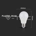 LED Bulb - 9W E27 A60 Thermoplastic 3Step Dimming 6400K 2 PCS/Blister - NEW  