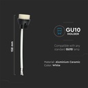 GU10 White Color Silicon Wire