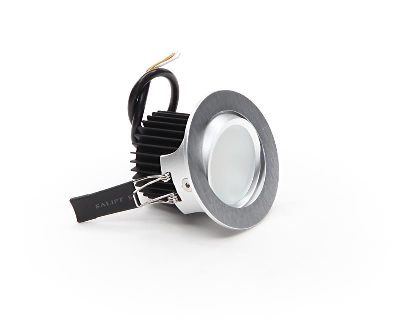 LED vgradna stropna svetilka COB 68 CCT, 8 W, 2500-6500 K, srebrna