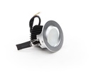 LED vgradna stropna svetilka COB 68 CCT, 8 W, 2500-6500 K, srebrna