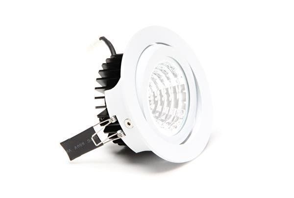 LED vgradna stropna svetilka COB 95, 10 W, 6000 K, bela