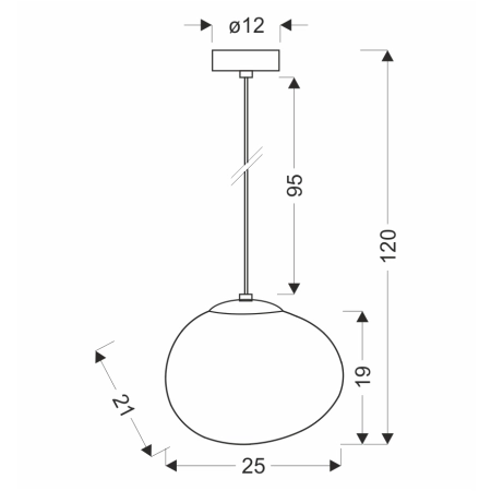 Pendant light Stones