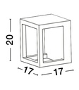 Outdoor wall light Bev - 1 5