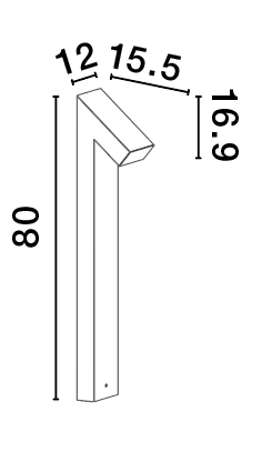 Outdoor floor light Brigitta - 2 6