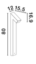 Outdoor floor light Brigitta - 2 6