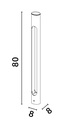 Outdoor floor light Ellery - 3 5