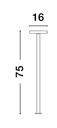 Outdoor floor light Ofir -2 5