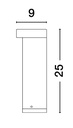 Outdoor floor light Tien - 1 5