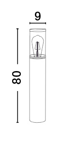 Outdoor floor light Zosia - 2 4