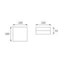 Ceiling light ROBIN LED D 24W NW 2