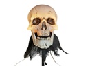 Skeleton head with stake - 3x - 29 cm