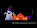 Inflatable ghost with pumpkin - 244 cm