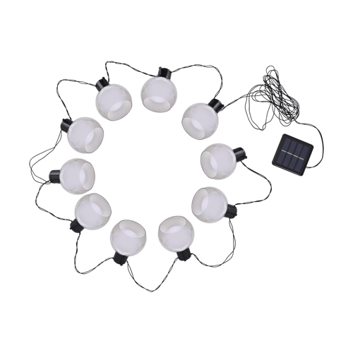 LED solarna svetilka Mulga 3W črna WW