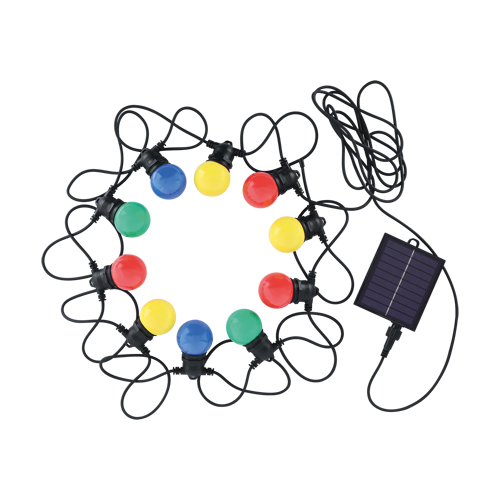 LED solarna svetilka Taipan 3W črna RGBY