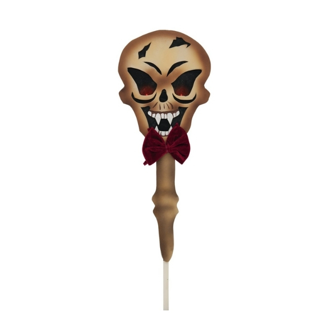 Skull with picker - 2 x 25 x 87 cm