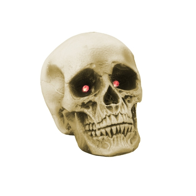 LED Skull - 19 x 15 x 16 cm