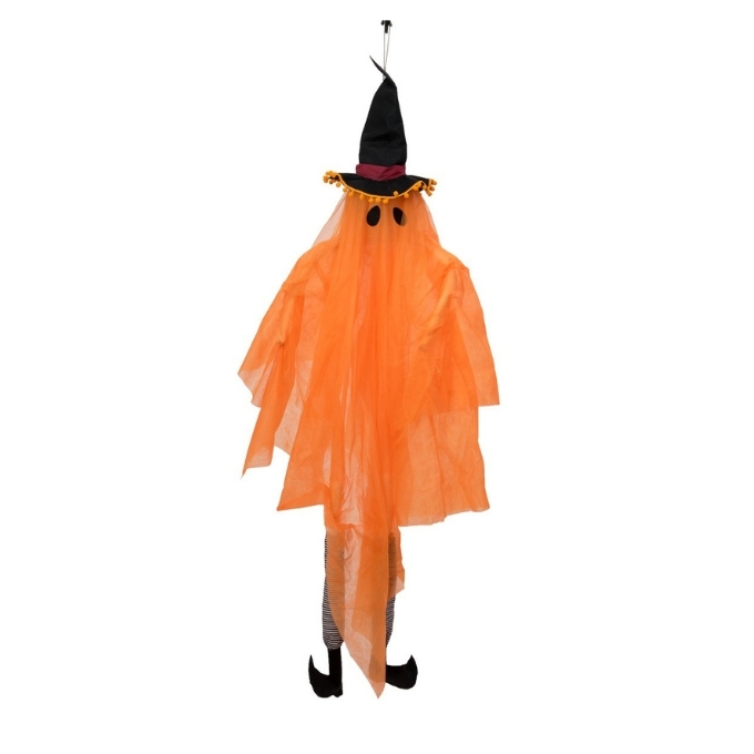Ghost with witch hat - 150 cm