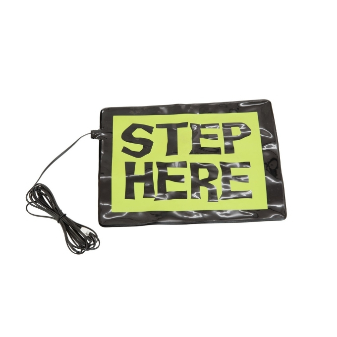 Activation pad "Step here" - 15 x 20 cm