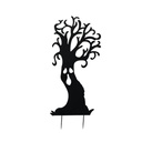 Silhouette metal ghost tree - 75 x 150 cm