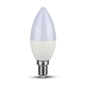 LED Bulb - SAMSUNG CHIP 5.5W E14 Plastic Dimmable Candle 4000K 