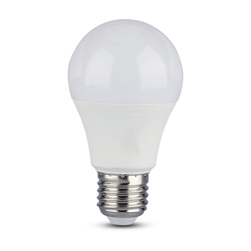 LED sijalka - 9W E27 A60 RA80 mikrovalovni senzor 6400K