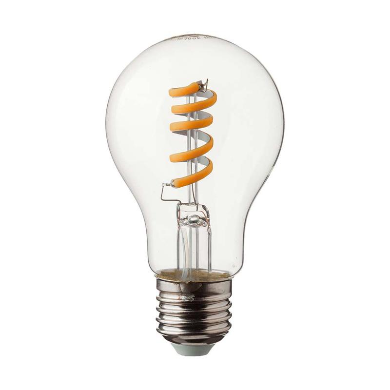 LED sijalka - 4W E27 Filament A60 prozorna 1800K