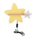 Kids LED wall light Star with cable