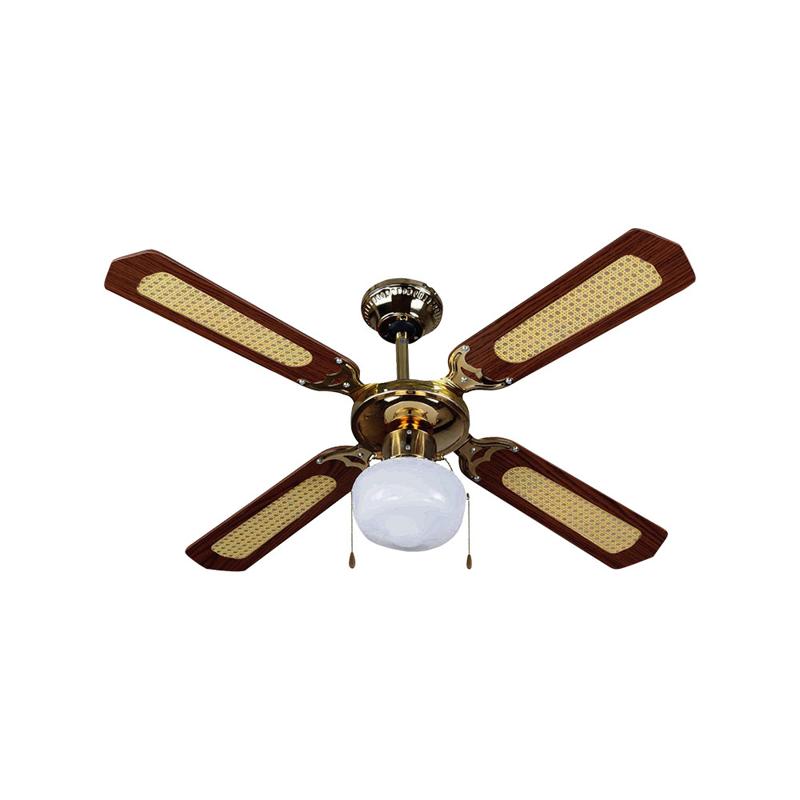 LED stropni ventilator E27 4 lopatice 50W AC motor 