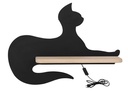 Kids LED wall light Cat with cable