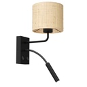 Wall light Rattan G9+E27