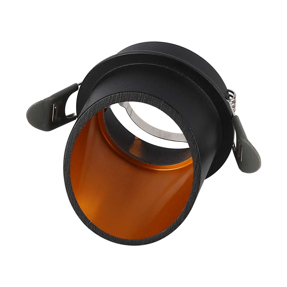 VT-974 GU10 Fitting Round Black