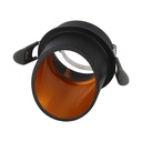 Okvir za reflektor GU10, IP20, črn