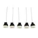 GU10 Lamp Holder PVC Cable 5 pcs Pack
