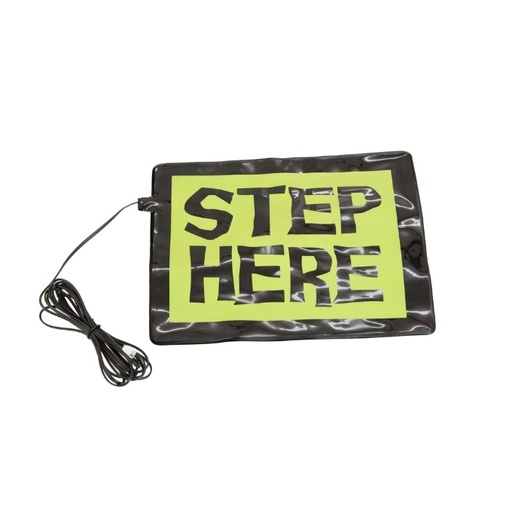 Activation pad "Step here" - 15 x 20 cm
