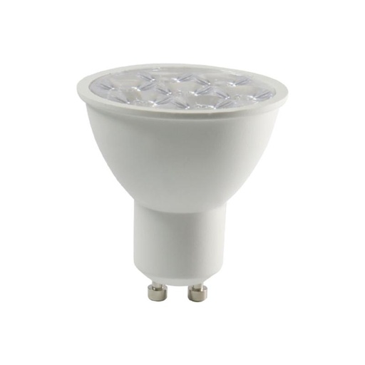 LED sijalka SAMSUNG čip - GU10 6.5W vijugasta plastika 10°D 6400K