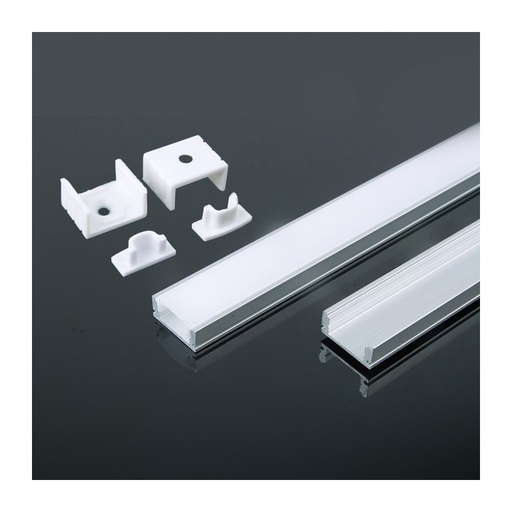 Led Strip Mounting Kit With Diffuser Aluminum 2000* 17.4*7MM 