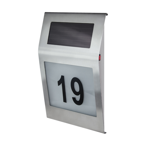 LED solarna svetilka Numero LED 0,12W CW